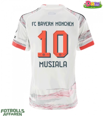 Bayern Munich Jamal Musiala #10 Bortatröja Kvinnor 2025-26 Kortärmad
